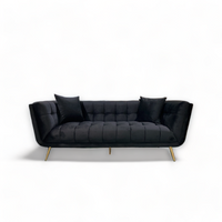 Eclipse Sofa 2P Black