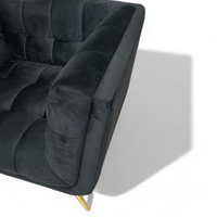 Eclipse Sofa 2P Black