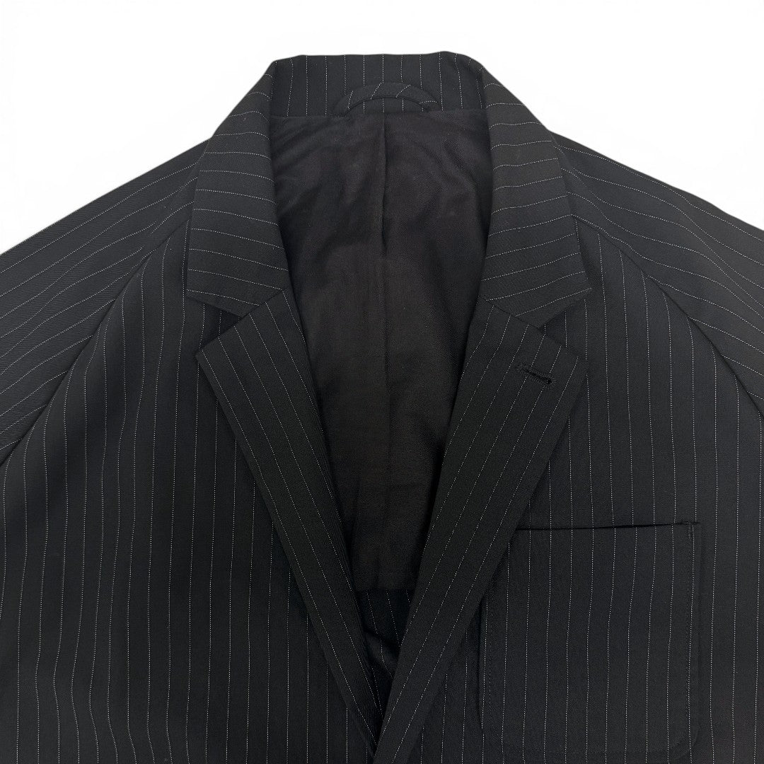 Sillage black&circular pants black stripe twill Set｜OKUBO MEGANE