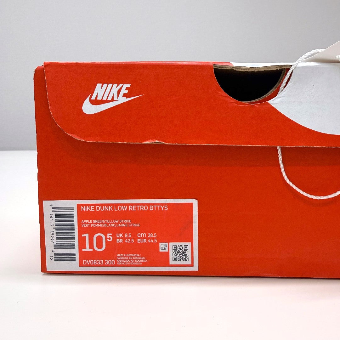 Nike Dunk Low Retro BTTYS “Apple Green / Yellow Strike” 28.0cm｜OKUBO MEGANE