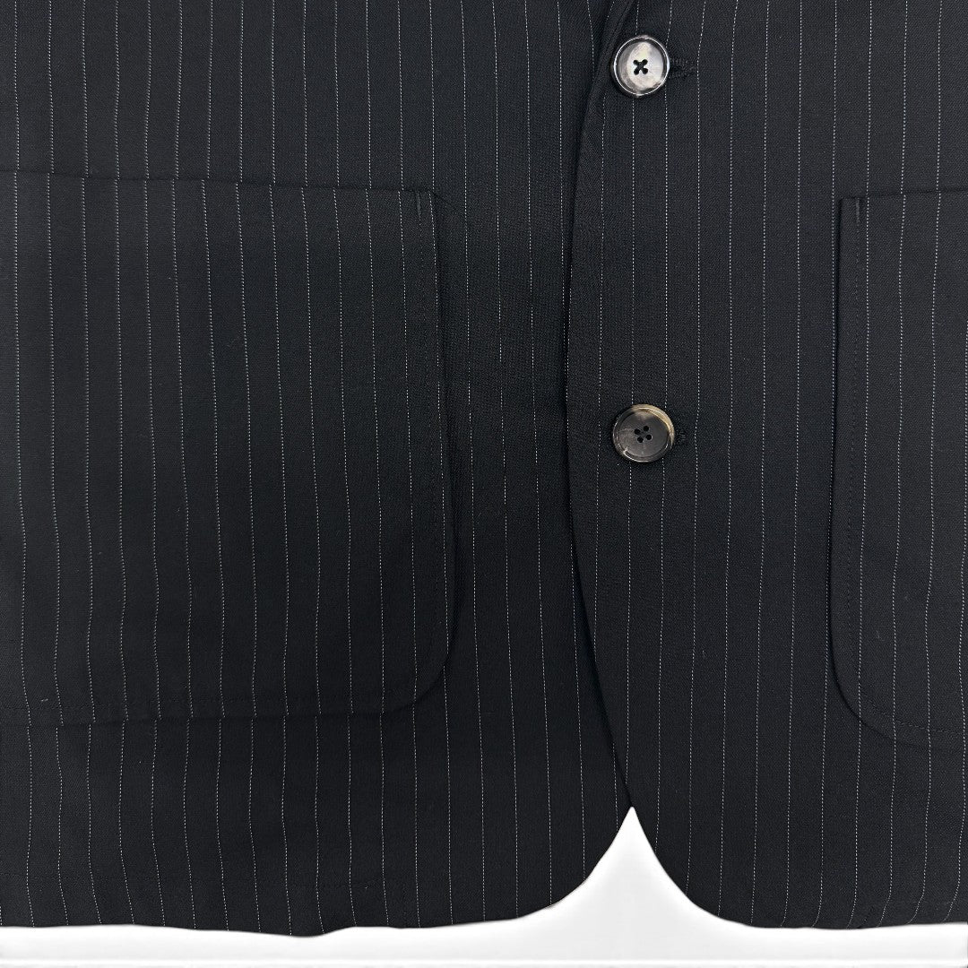 Sillage black&circular pants black stripe twill Set｜OKUBO MEGANE