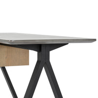 SMOKED ASH DESK