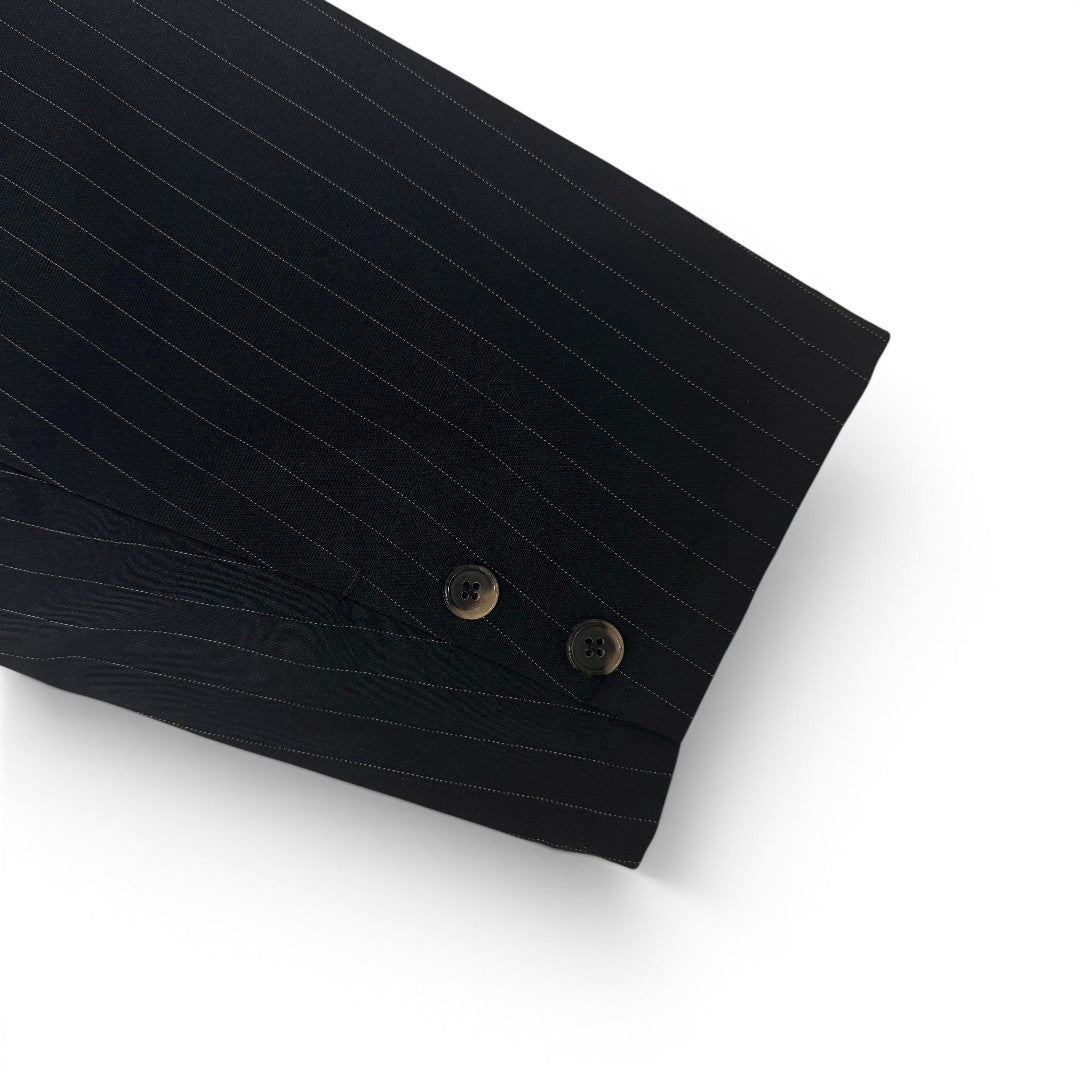Sillage black&circular pants black stripe twill Set｜OKUBO MEGANE