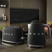 SMEG 50's レトロ 電気ケトル マットブラック 1.7L