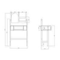 1DMT DRESSER WHITE