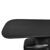 STONE CONSOLE TABLE BLACK