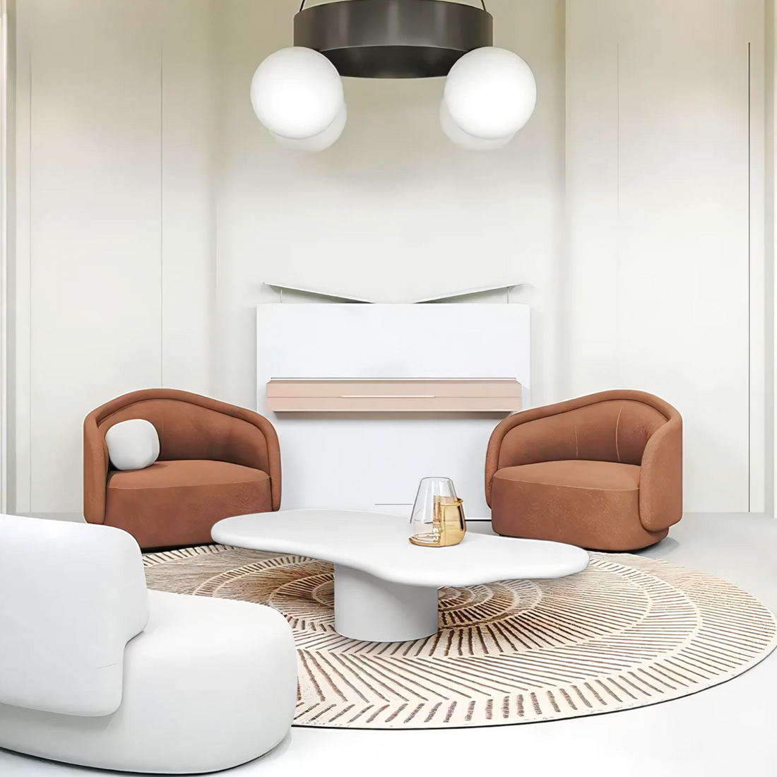 FLOAT COFFEE TABLE（CENTER LEG）