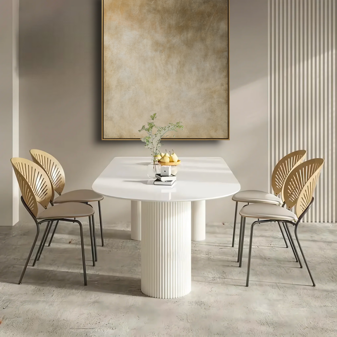 VALDES TABLE WHITE 1600