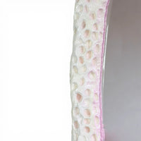 Blue Yellow Pink – Textured Papier-mâché Mirror