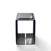 S001-10 Raw Steel Stool