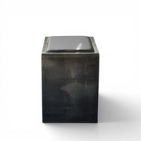 S001-10 Raw Steel Stool