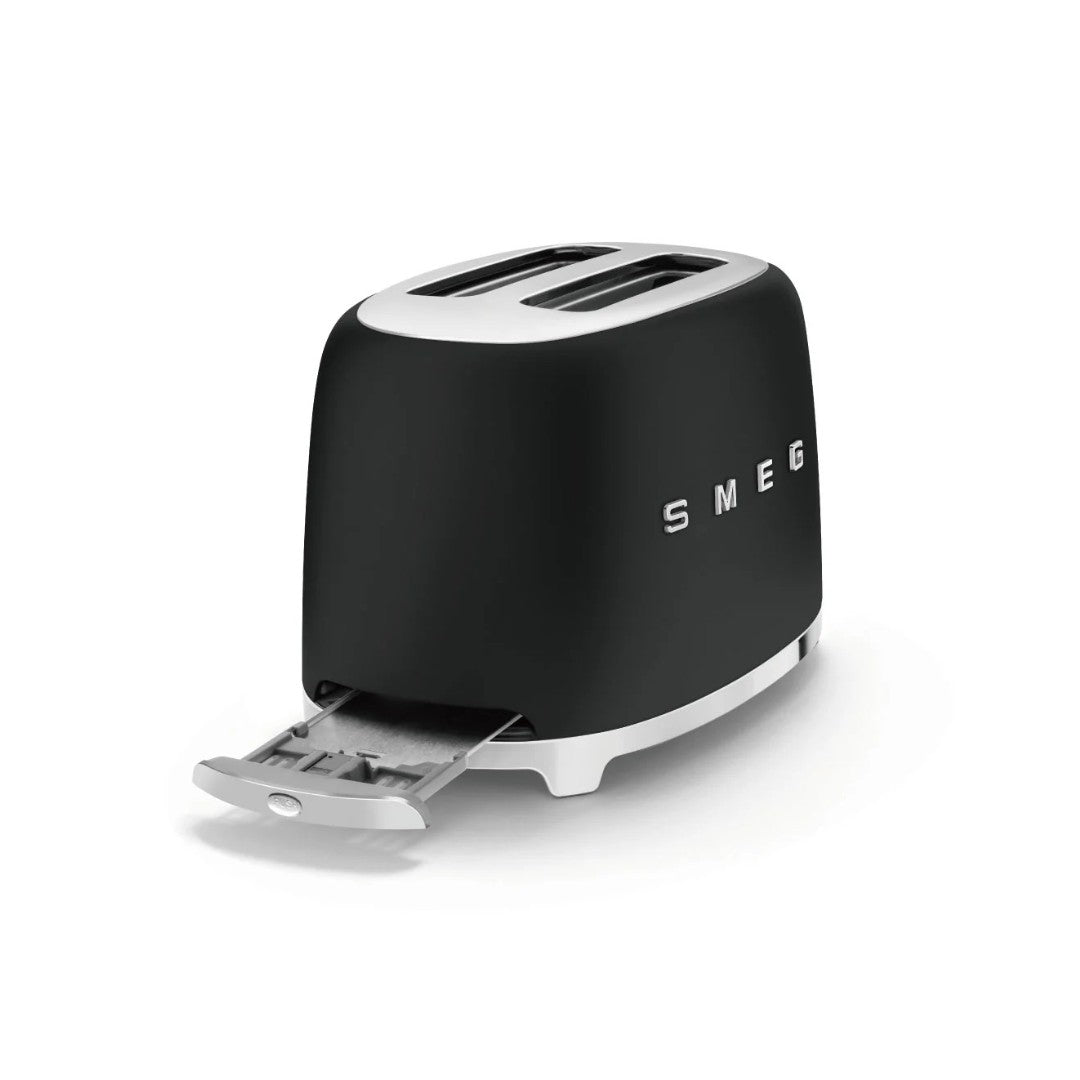 SMEG 50's レトロ トースター マットブラック – ENTown