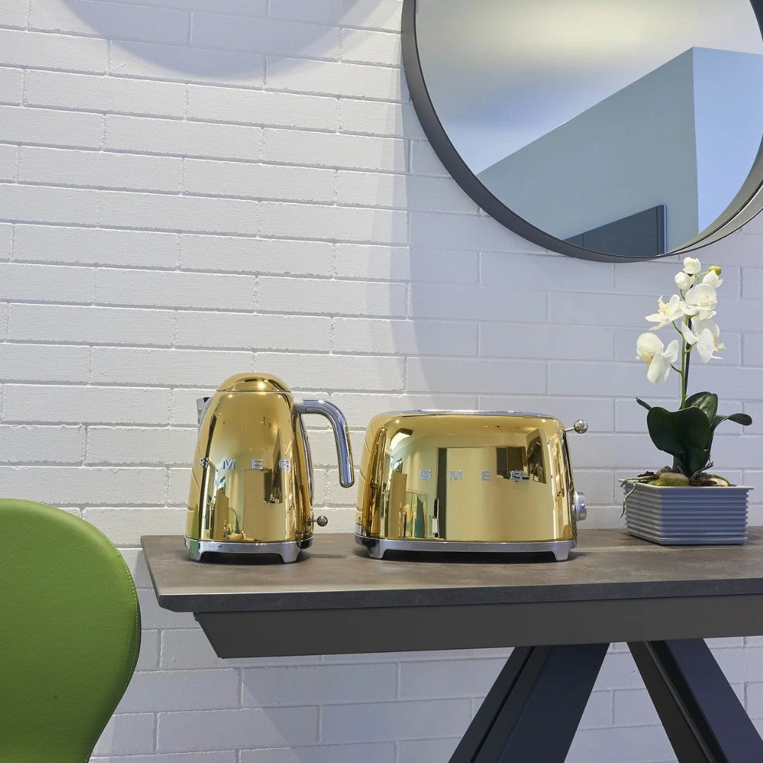 SMEG 50's レトロ トースター ゴールド – ENTown