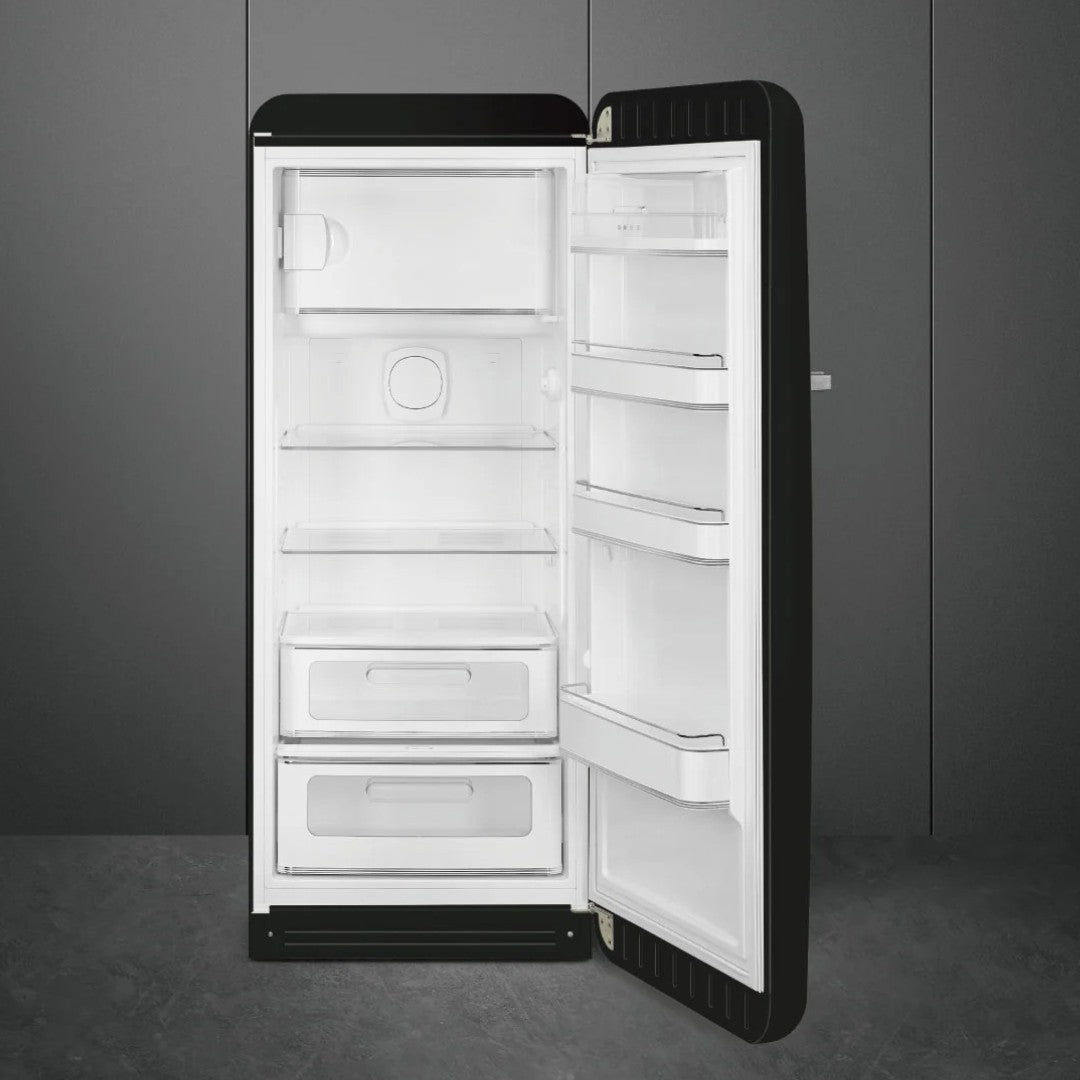 SMEG 50's レトロ 冷蔵庫 FAB28 ブラック