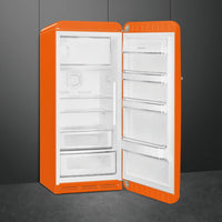 SMEG オレンジ冷蔵庫 レトロスタイル　100v SMEG 50's レトロ 冷蔵庫 FAB28 オレンジ – ENTown