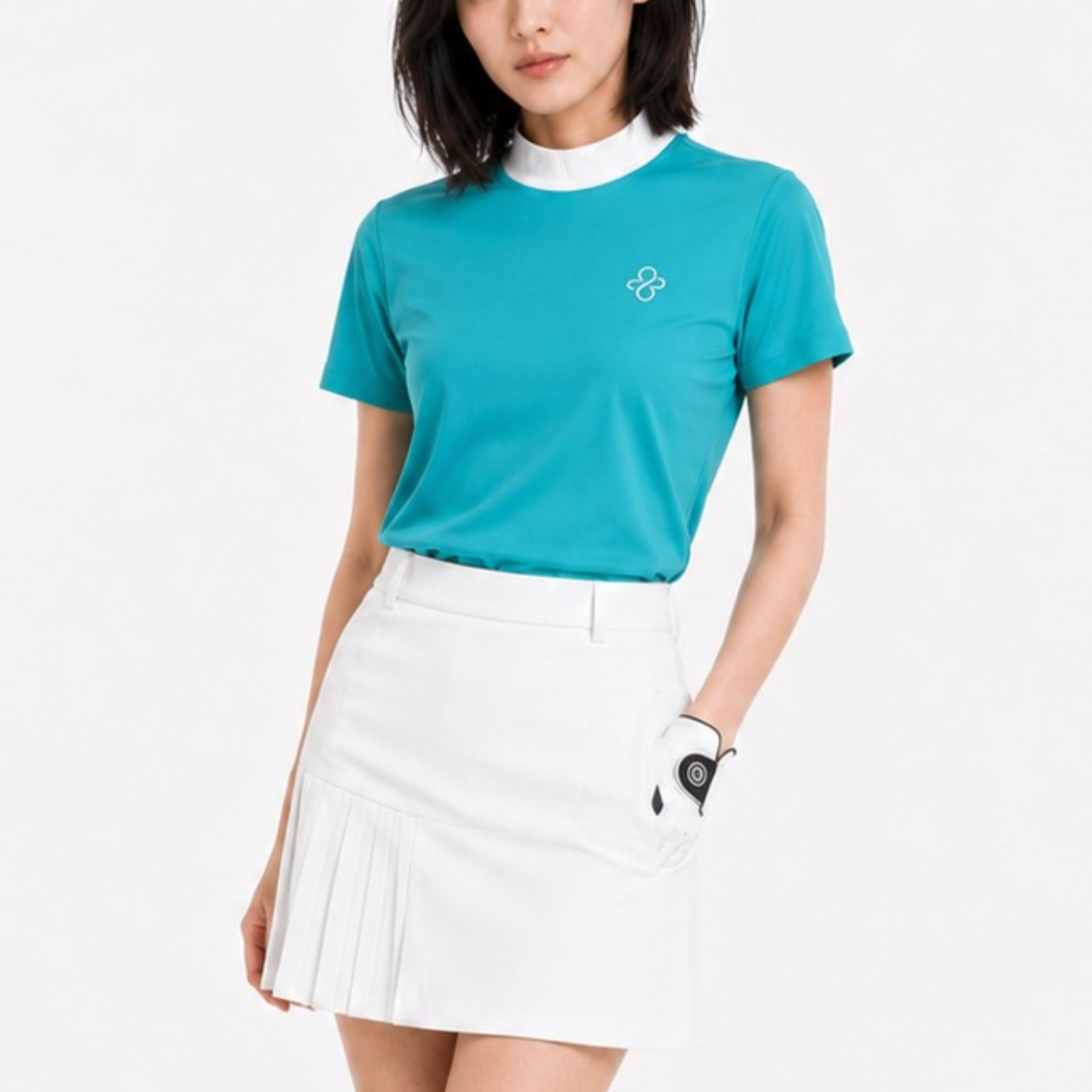DIOIO Mock Neck Golf Top