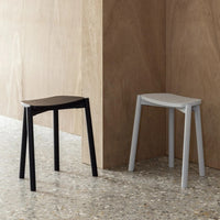 Tars Stool Ash Black