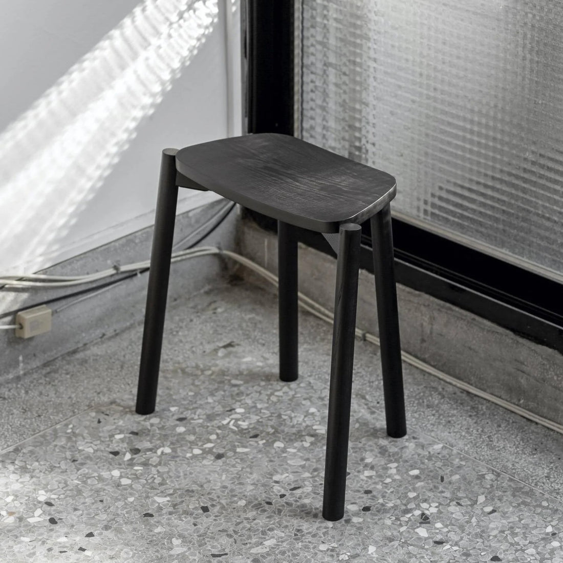 Tars Stool Ash Black