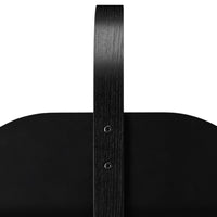 Woody Basket Black Stained Oak