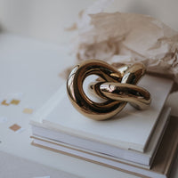 Knot Table Light Gold