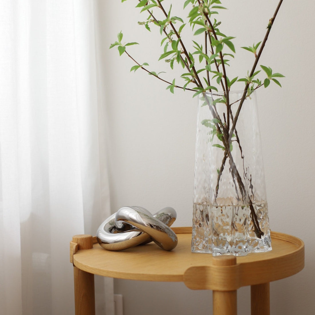 Knot Table Light Silver