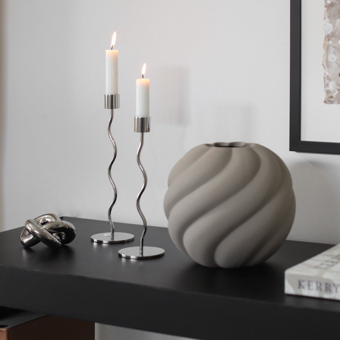 Knot Table Light Silver