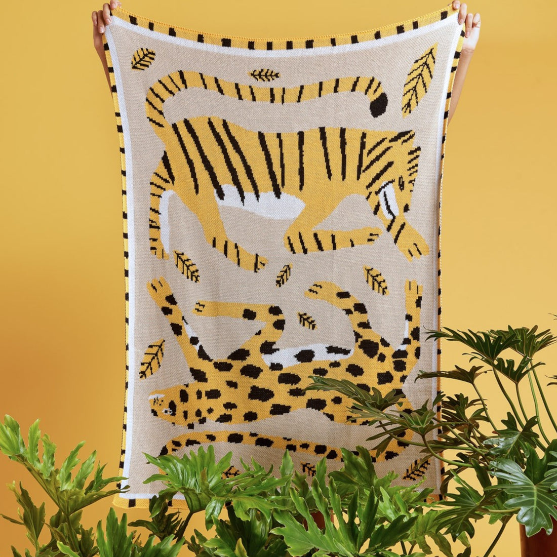 Big Cats Mini Blanket