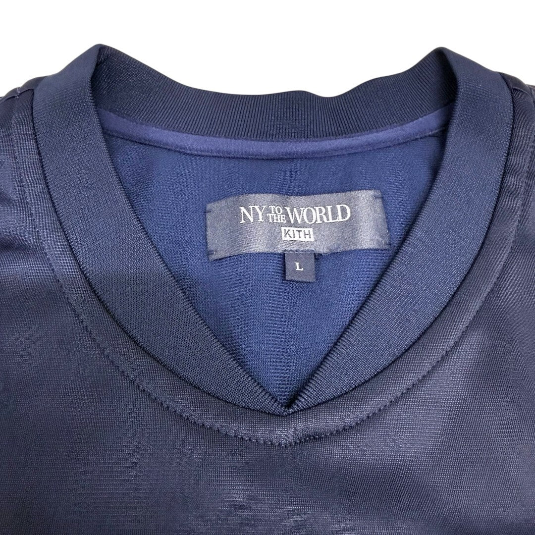 KITH NY TO THE WORLD BIG APPLE MALIK LONG SLEEVE MESH JERSEY｜OKUBO MEGANE