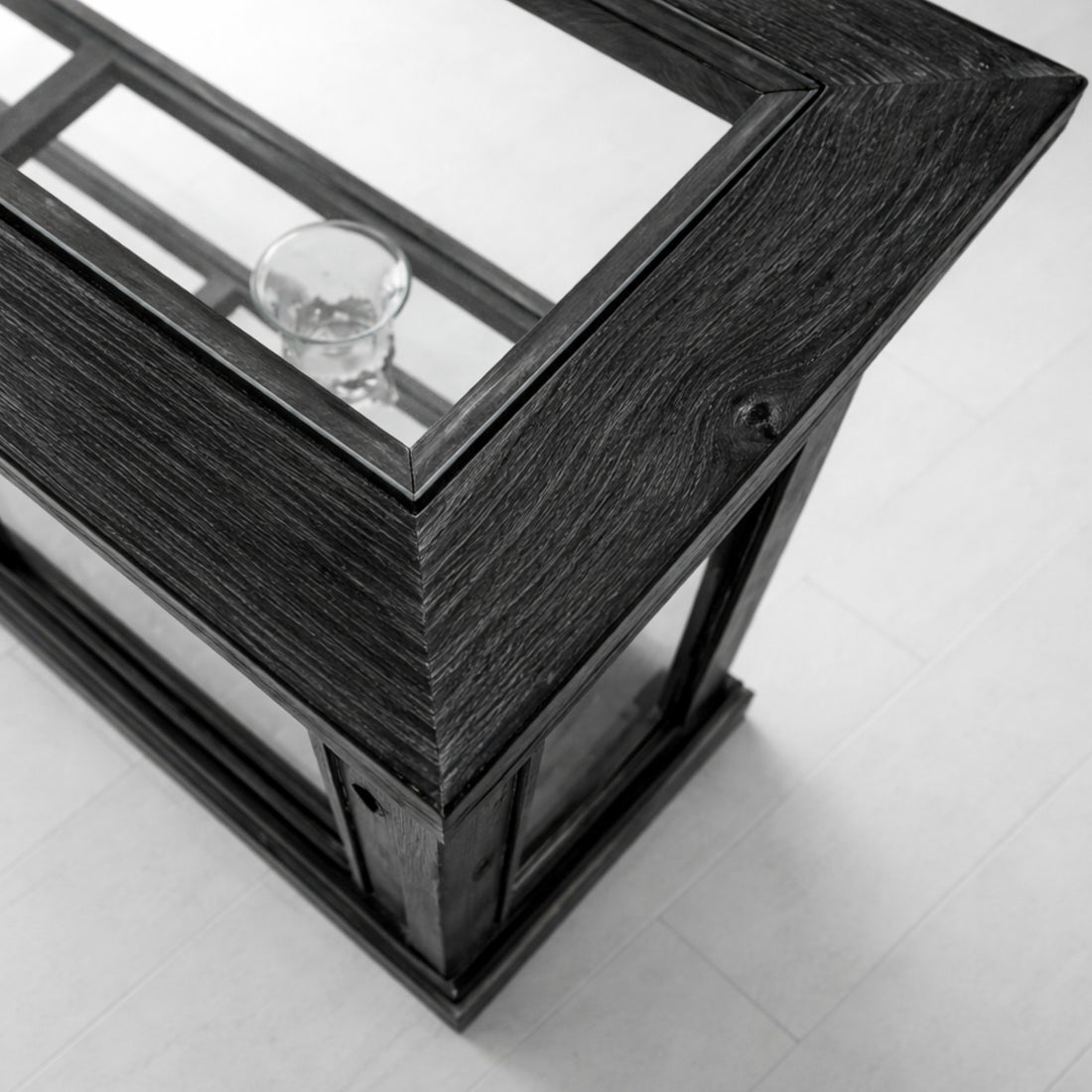 OBSIDIAN GLASS CABINET