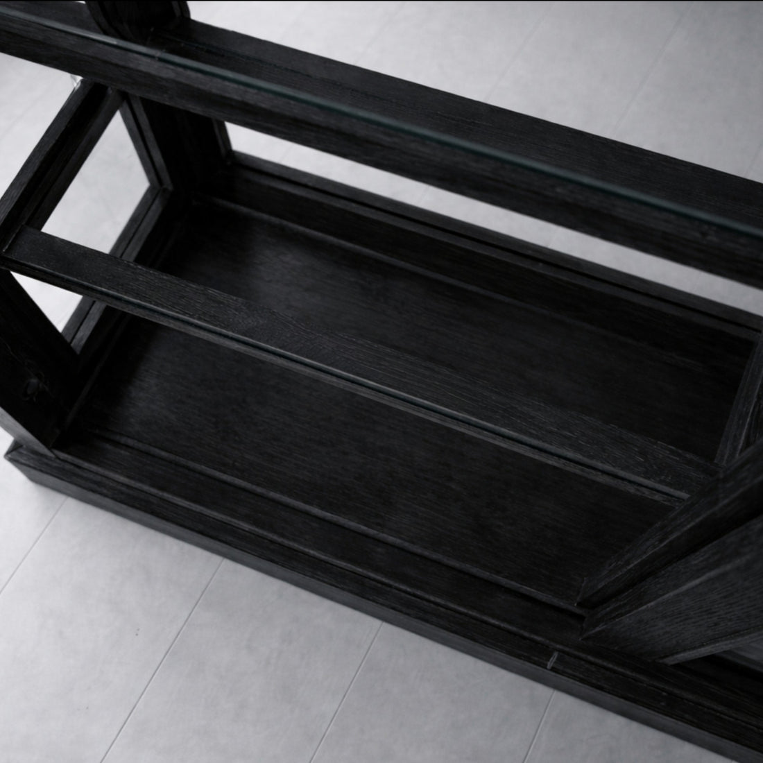 OBSIDIAN GLASS CABINET