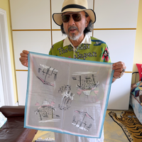 Café Sketch Bandana Gray｜The Stylist Japan