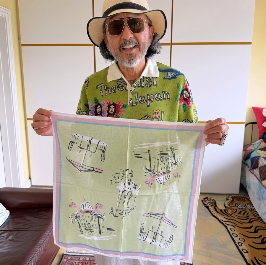 Café Sketch Bandana Light Green｜The Stylist Japan – ENTown