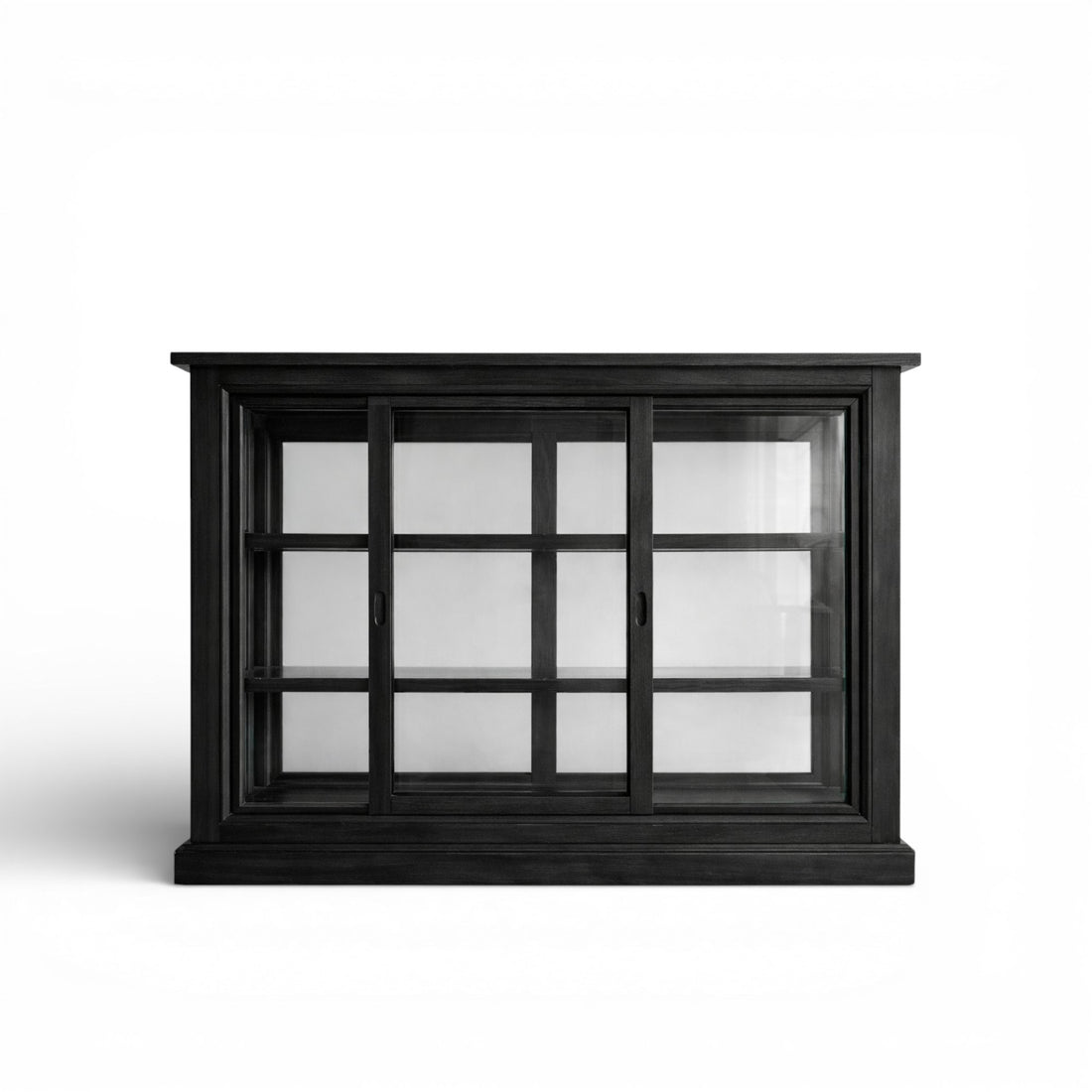 OBSIDIAN GLASS CABINET