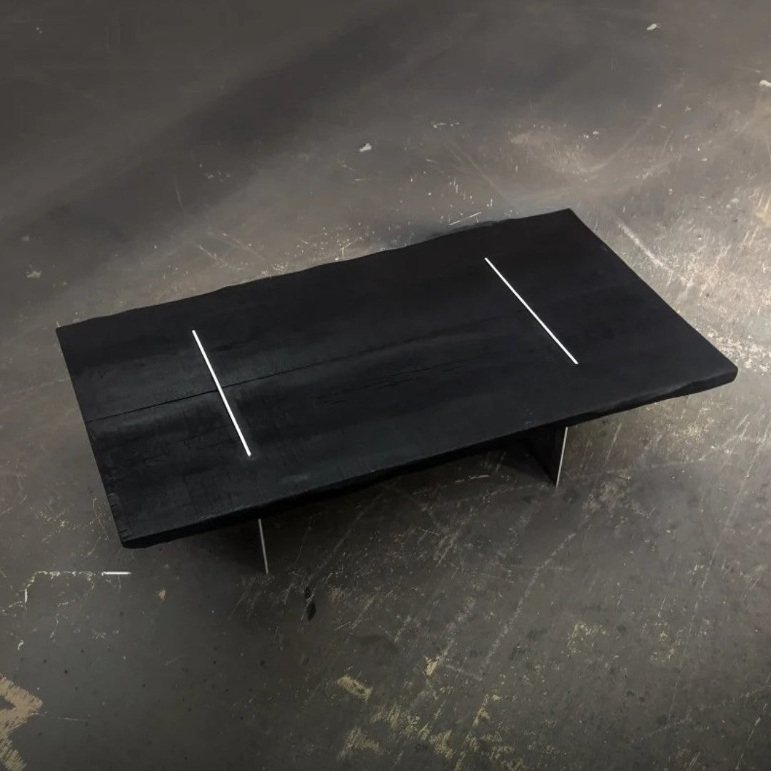 Yakisugi Burnt Wood Coffeetable