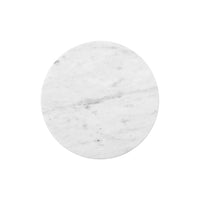 Pedestal Table White / Carrara