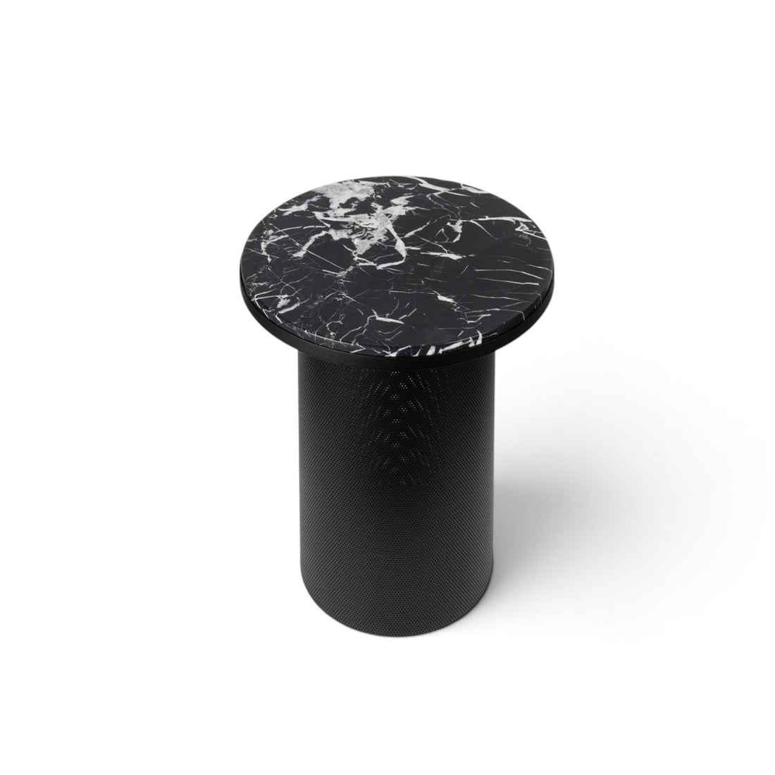 Pedestal Table Black / Marquina