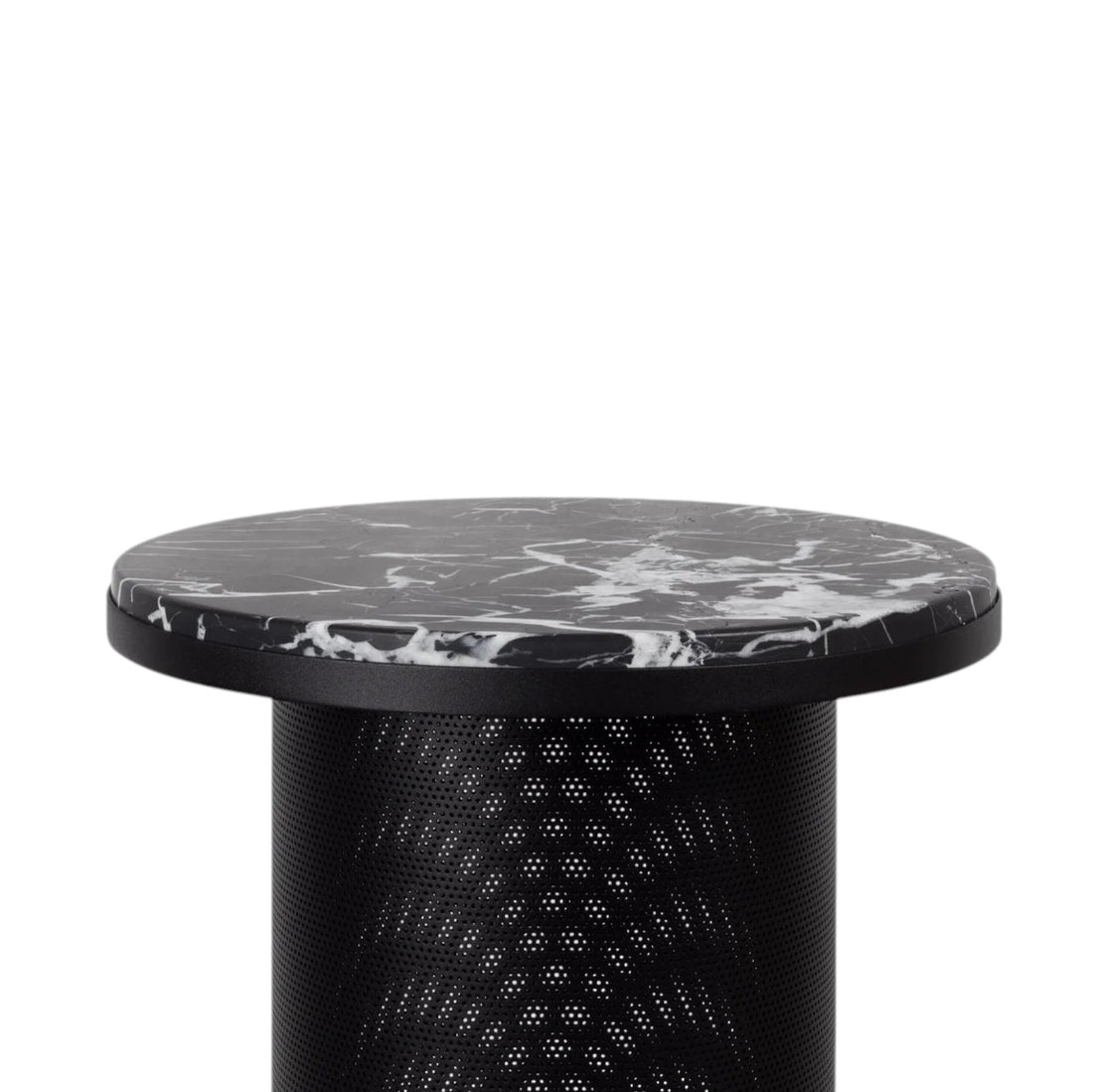 Pedestal Table Black / Marquina