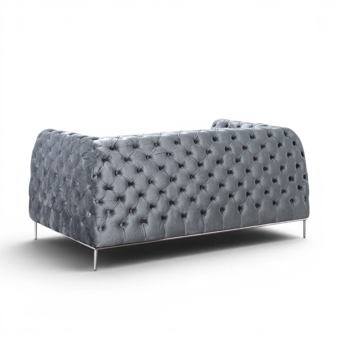 ent furniture mafia sofa ベルベット 2人掛けソファ 2人掛け ソファ ROYAL GRAY｜ラグジュアリー・ベルベット調