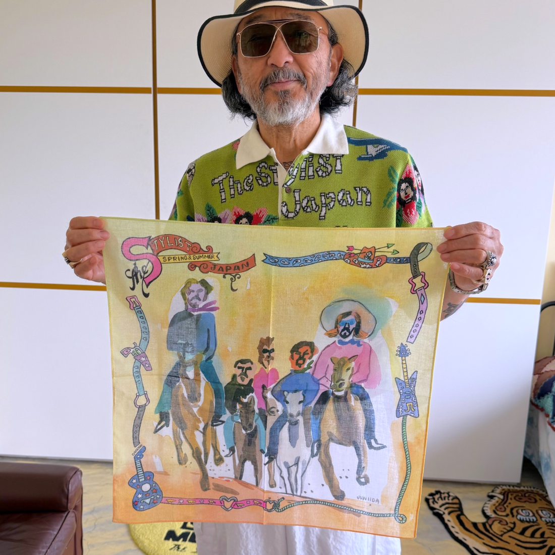 JUN IIDA Bandana STAMPEDE｜The Stylist Japan
