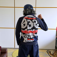 ART&Revolution Organization ジップアップトラックセットアップネイビー｜OKUBO MEGANE