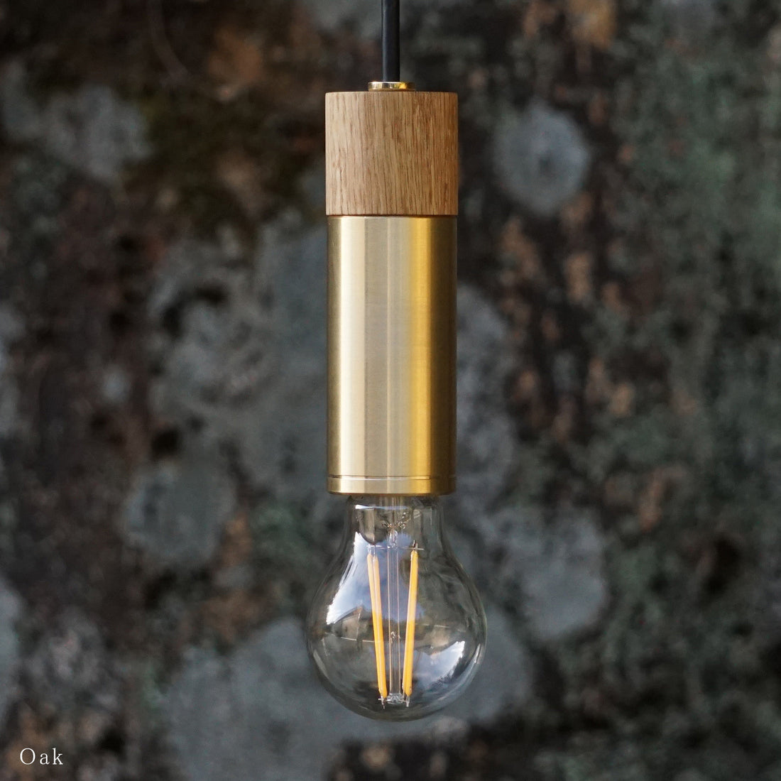 Wood × CIRCLE 真鍮無垢 E26 オーク