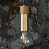 Wood × CIRCLE 真鍮無垢 E26 オーク