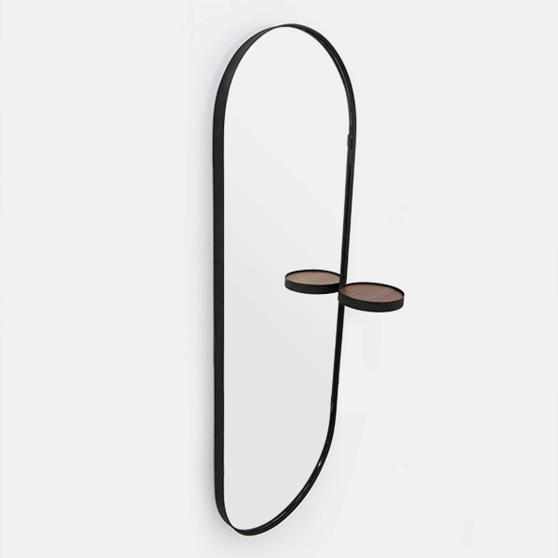 WALNUT TRAY MIRROR