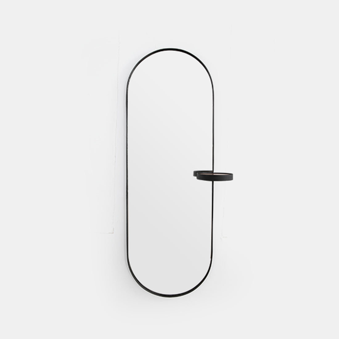 WALNUT TRAY MIRROR